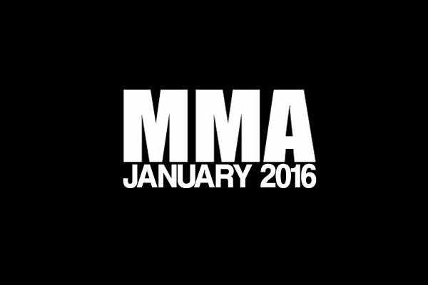 MMA January 2016