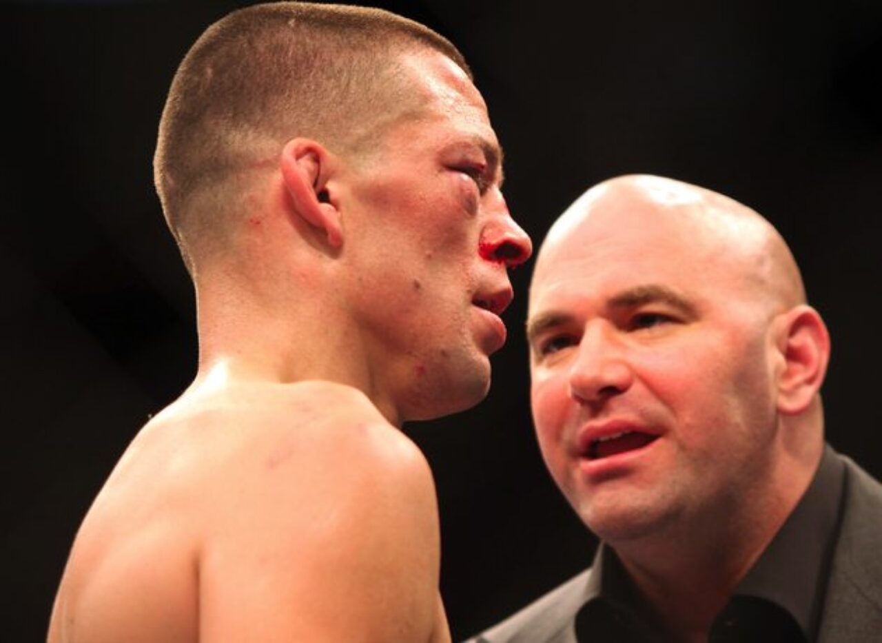 Nate Diaz and Dana White