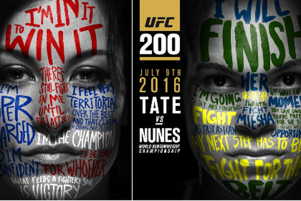 Tate Nunes UFC 200 Poster