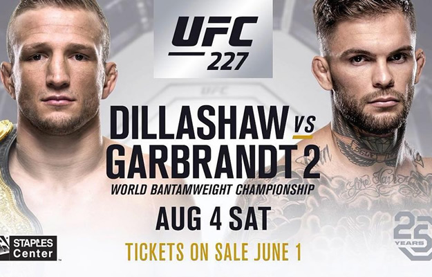 UFC 227 Poster