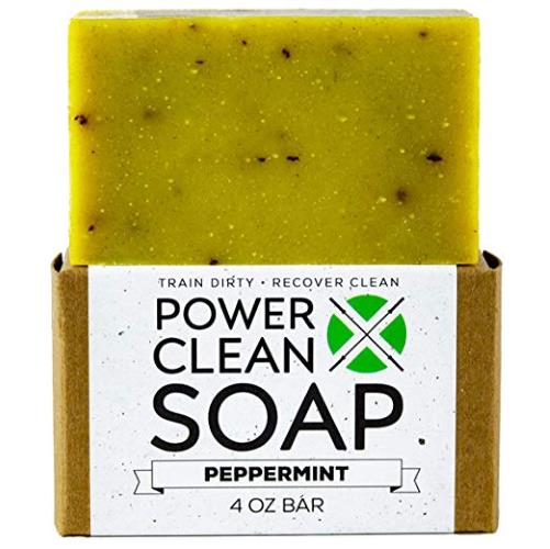 Power Clean Organic Peppermint Essential Oil Soap