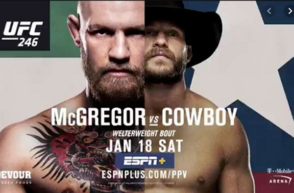 UFC 246 Poster