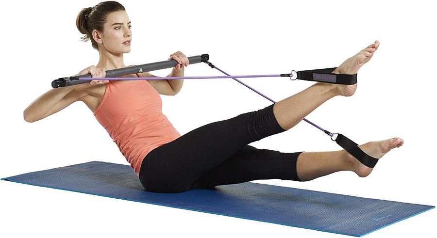 Fitness Multi-fonctionnel Yoga Pull Rods Portable Gym Pilates BAR Résistance UK