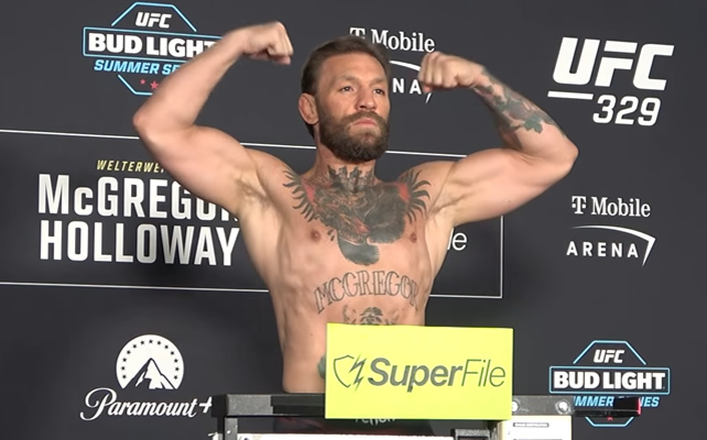 UFC 329 Weigh-In Results And Video