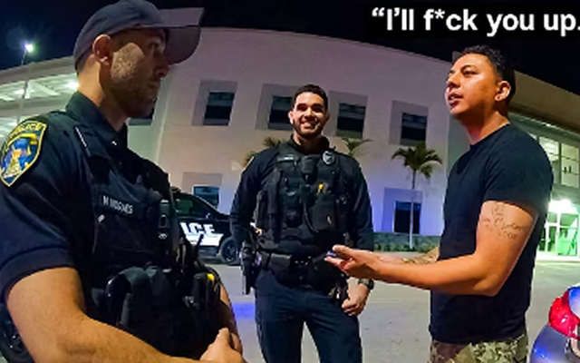 Watch Ex-UFC Star Turned Cop Marlon Moraes Take Down Tough Guy In Police Bodycam
